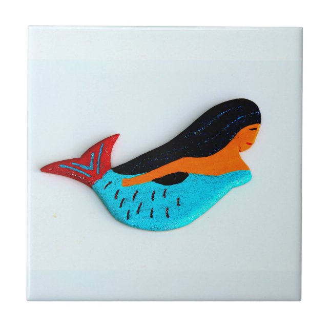 Blaufe Fliese (Vorderseite)