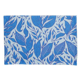Blaufederdesign Kissenbezug