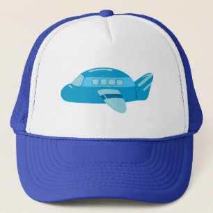 Blauflugzeug Truckerkappe