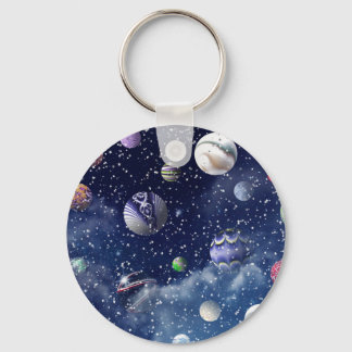 Blaugalaxie Schlüsselanhänger