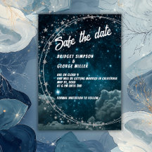 Blaugalaxie Wolke 9 Hochzeit sicher das Datum