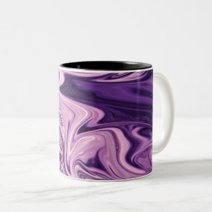 Blaugalaxie Zweifarbige Tasse
