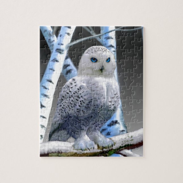 Blaugefleckter Schneekauz (Vertikal)