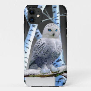 Blaugefrorener Schneeeule Case-Mate iPhone Hülle