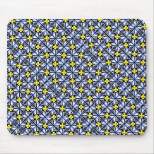 Blaugelbe Große Dänen Mousepad