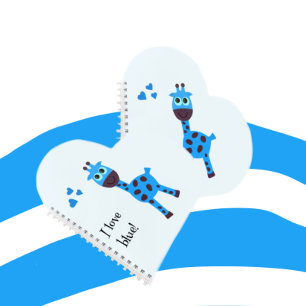 Blaugiraffe Notizbuch