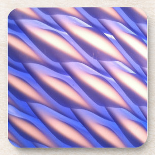 Blauglas-Lichtschacht Untersetzer