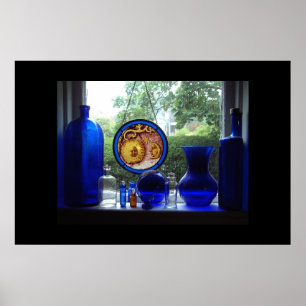 Blauglas Poster
