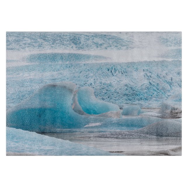 Blauglaziale Eisformen, horizontal Schneidebrett (Vorderseite)
