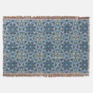 Blauglocken-Harmonie – Florales Mandala Decke