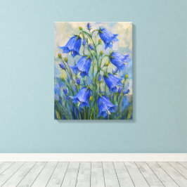 Blauglocken-Wiese Leinwanddruck