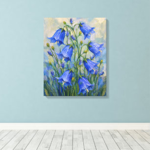 Blauglocken-Wiese Leinwanddruck