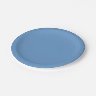 Blaugrau (Crayola) (einfarbig) Pappteller
