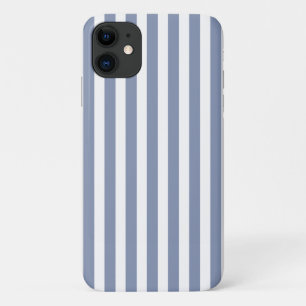 Blaugrau-weiße Candy-Streifen Case-Mate iPhone Hülle