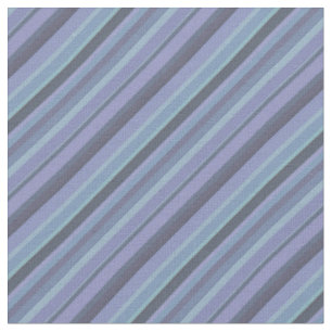 Blaugraue diagonale Streifen Stoff