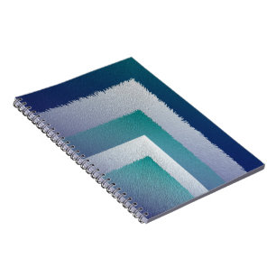 Blaugraue Ex-Pastellfarbe Notizblock