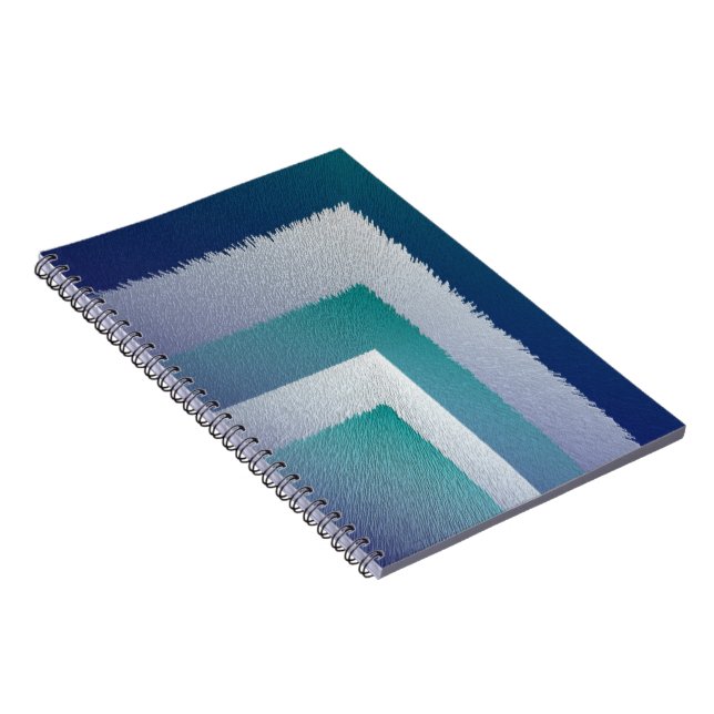 Blaugraue Ex-Pastellfarbe Notizblock (Rechte Seite)
