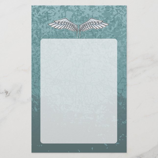 Blaugraue Flügel Flyer (Vorne)