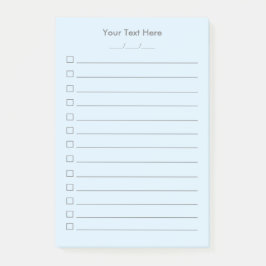Blaugraue, mit einer Leiste versehen, um die Post- Post-it Klebezettel