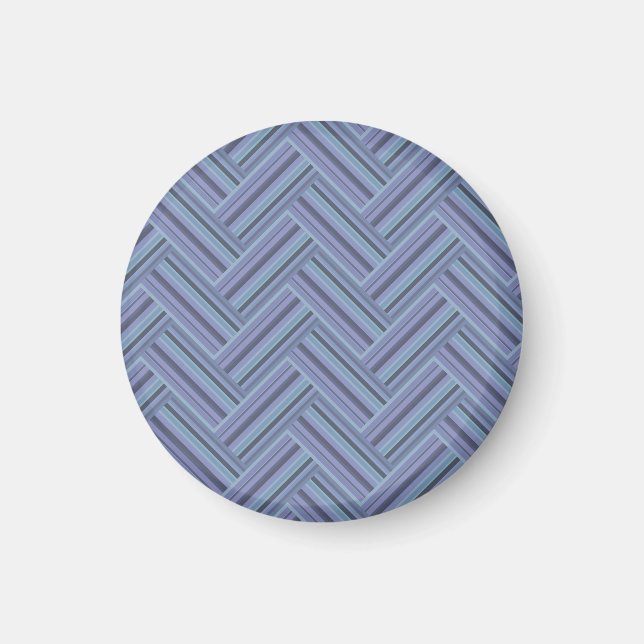 Blaugraue Streifen Magnet (Vorne)