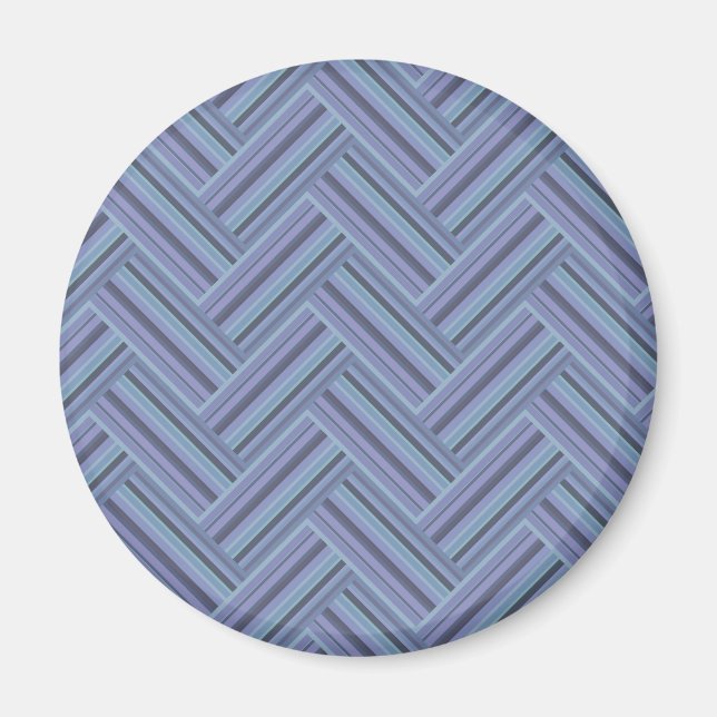 Blaugraue Streifen Magnet (Vorne)