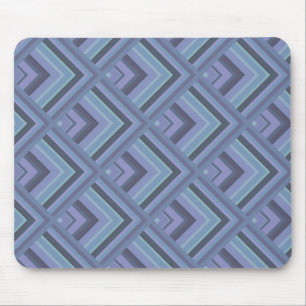 Blaugraue Streifen Mousepad