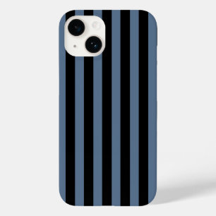 Blaugraue und schwarze Streifen Case-Mate iPhone 14 Hülle