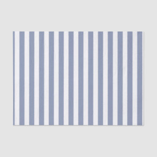 Blaugraue und weiße Streifen Seidenpapier