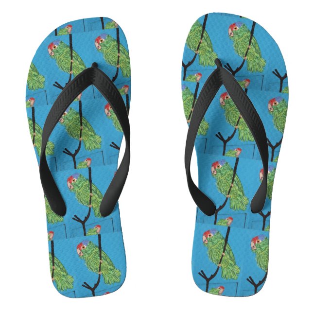 Blaugrün Flip Flops (Fußbett)