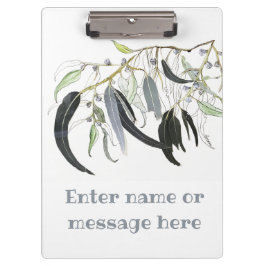 Blaugrün Klemmbrett