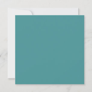 Blaugrüne Denim Smokey Topaz Volltonfarbe Karte