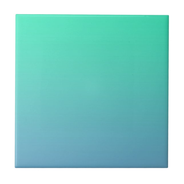 Blaugrüne Farbe Fliese (Vorderseite)