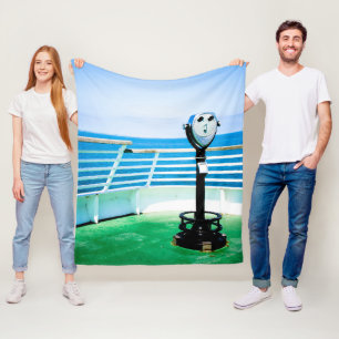 Blaugrüne Touristen-Feldstecher Fleecedecke