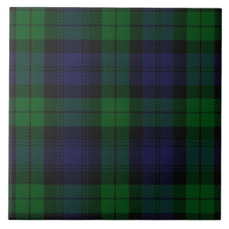 Blaugrüner Highland Sunderland Tartan Karo Fliese