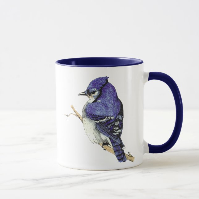 Blauhäher-Tasse Tasse (Rechts)