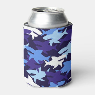 Blauhaie Camouflage Muster Dosenkühler
