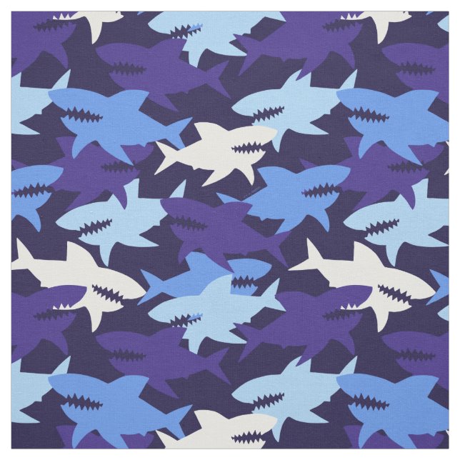Blauhaie Camouflage Muster Stoff (Muster)