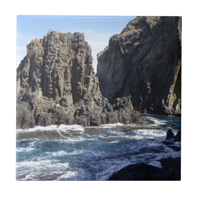 Blauhawaiianische Küste Fliese (Vorderseite)