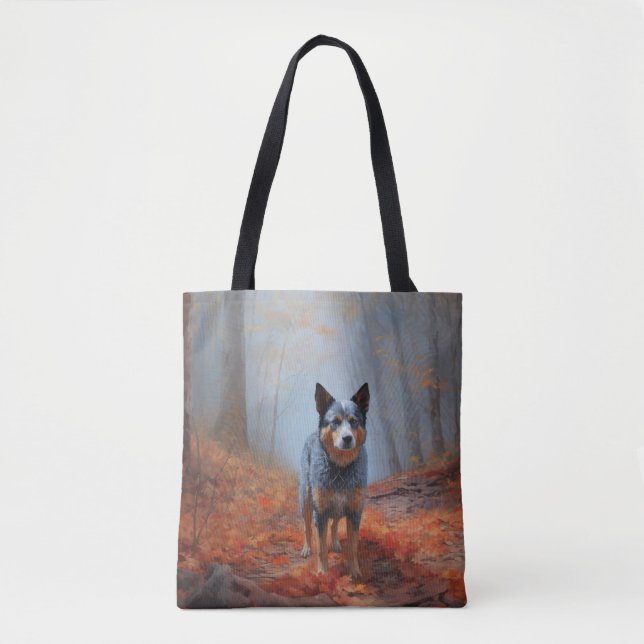 Blauhelm im Herbst Inspiriert Fall Tasche (Vorderseite)