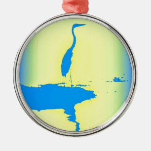 Blauhelmsonne Ornament Aus Metall