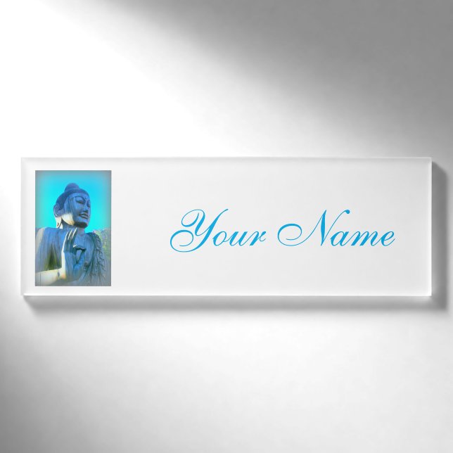 Blauhimmelbuddha Namenschild (Vorderseite)