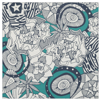 Blauindigo Stoff
