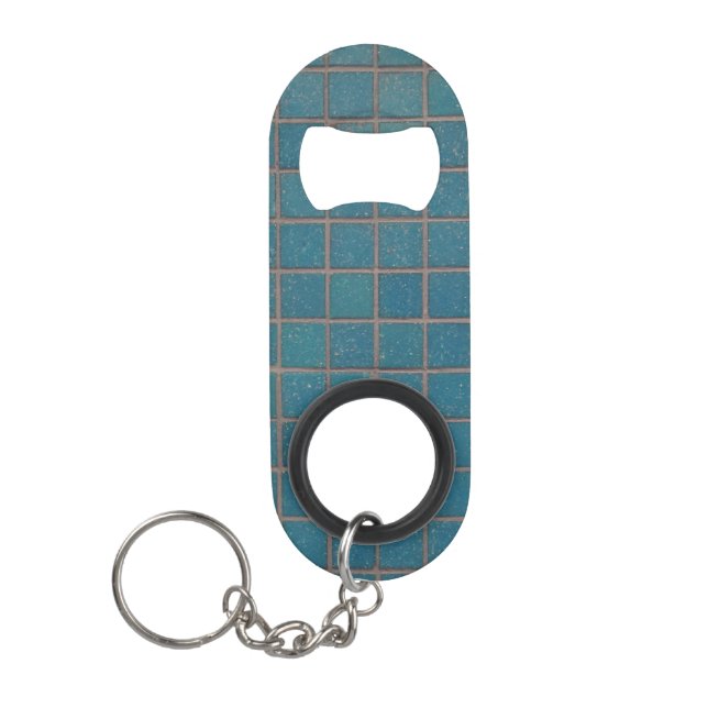 Blaukacheln Mini Flaschenöffner (Vorderseite)