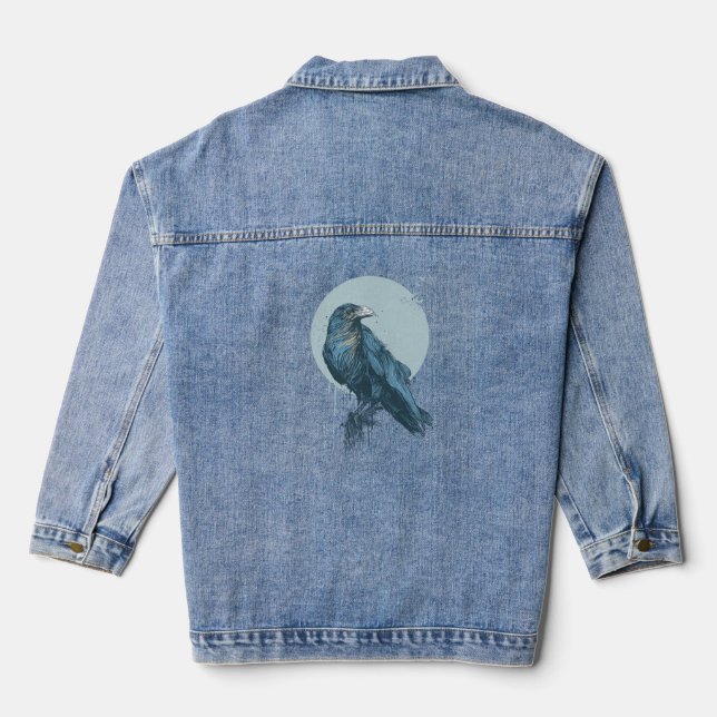 Blaukrähe Jeansjacke (Rückseite)