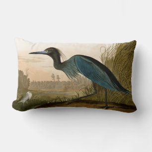 Blaukranich-Reiher-Audubon-Druck Küstenkunst Lendenkissen