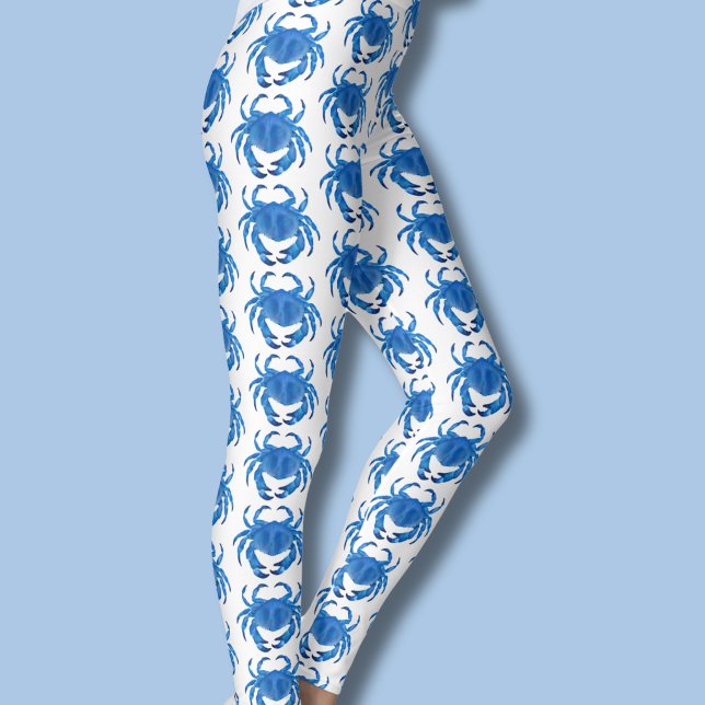 Blaukrebsmuster Leggings ( Blue crab leggings)