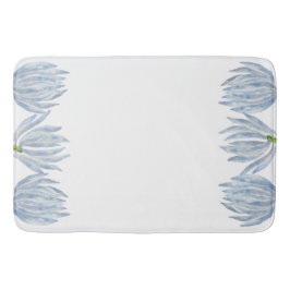 Blaukreide an einer Bath Mat Badematte