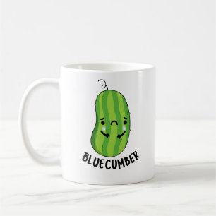 Blaukummer Funny Sad Veggie Cucumber Pun Kaffeetasse