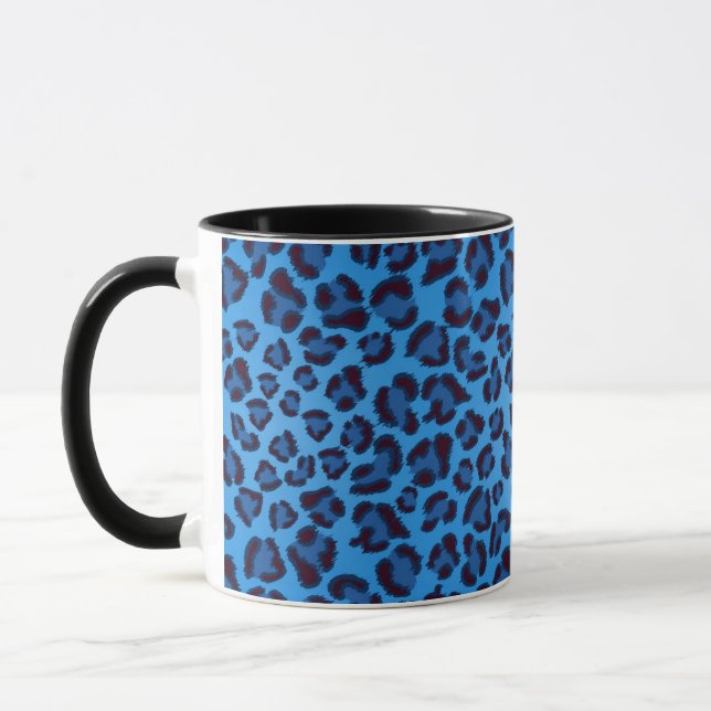 Blauleopartextur Tasse (Links)