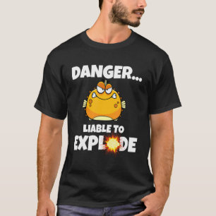 Blaulfische, die Fische explodieren können 1 T-Shirt